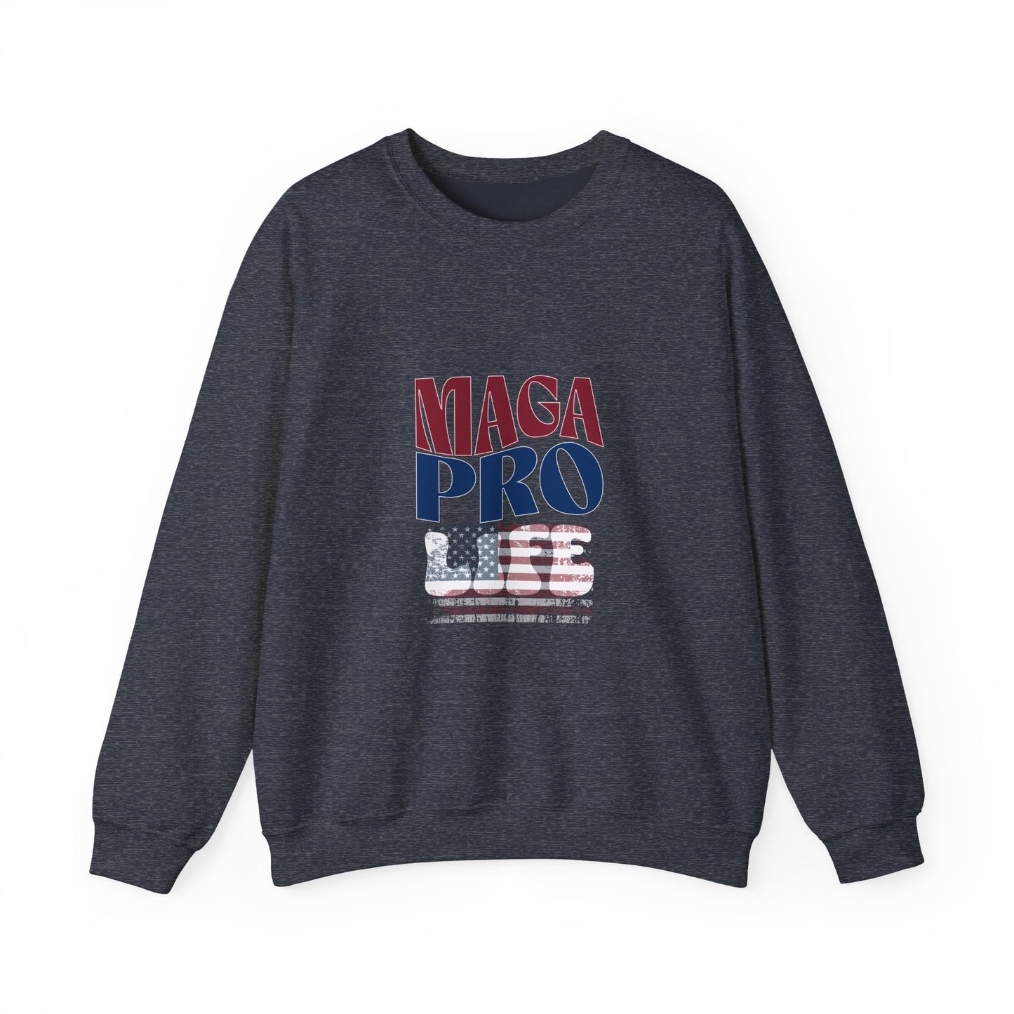 MAGA Pro-Life Patriotic Sweatshirt | American Flag Graphic Sweatshirt |
Unisex Heavy Blend Sweatshirt |