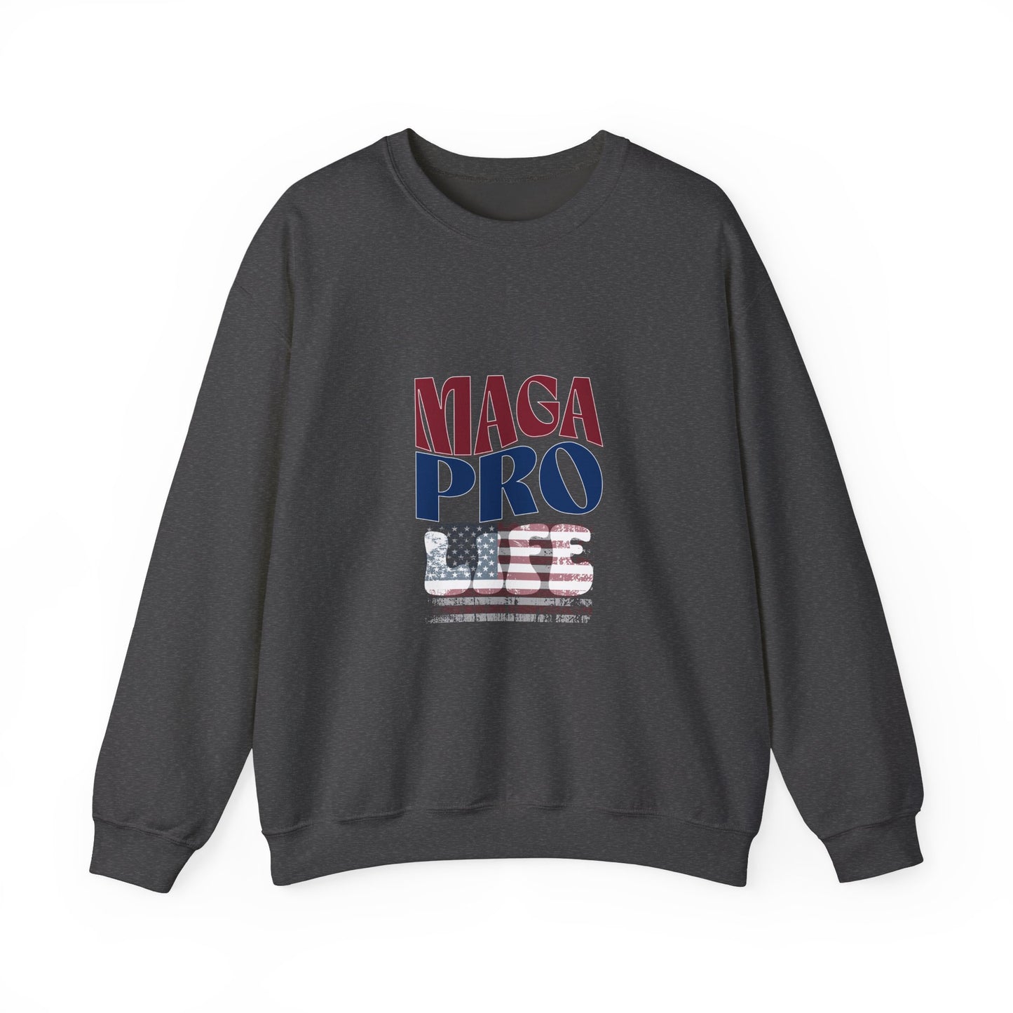 MAGA Pro-Life Patriotic Sweatshirt | American Flag Graphic Sweatshirt |
Unisex Heavy Blend Sweatshirt |